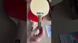 Custom Premium Hinoki Carbon Gambler Zero Table Tennis Bat 🏓  #tabletennis