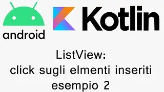 Android Studio - ListView tap sugli elementi (esempio 2)