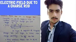 electric field due to a charge rod