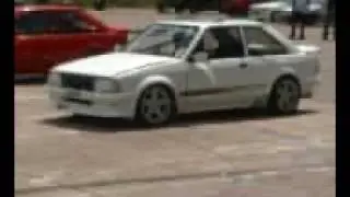 OddKidd creations Escort RS Turbo S1 @ Brunters Fast Ford Mk3 Escort thrash. (Bored waiting) ANTILAG