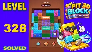 Fit Block 3D &ndash; Level 328 | Walkthrough Fast & Clean Solution