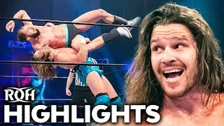 Dalton Castle Shuts Up Brian Johnson! ROH Highlights