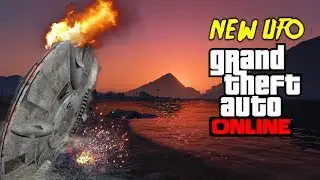 GTA 5 NEW SECRET CRASHED UFO IN GUNRUNNING UPDATE DLC (SECRET Spaceship file)
