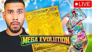 Hunting Mega Pokemon! Late Night Live Pokemon Card Opening, Mega Evolutions and More!
