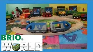 BRIO battery operated travel train - BRIO 33506 (03778 b)