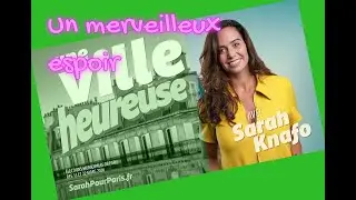 La candidature de Sarah Knafo &agrave; la mairie de Paris suscite un merveilleux espoir pour bc de Fran&ccedil;ais