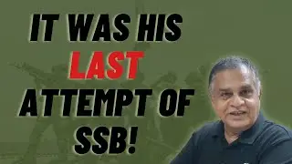 SSB Interview Last attempt Recommendation | Interview with the determined Deebak Seevivasan