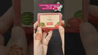 indan Brend Khadi herbal watermelon Soap test Ph-Level Riview ✅❌#shorts #skincare #youtubeshorts