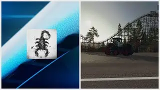 Farm Sim 22 Trying to build the Rollercoaster