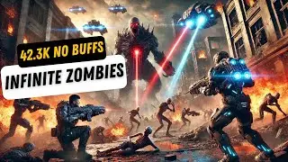 42.3K No Buffs - Age of Origins Gameplay - Infinite Zombies