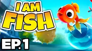 🐠 🐡 🐟 WHAT IS I AM FISH? 🌊 ESCAPE TO THE OCEAN!!! 🌊 - I Am Fish Ep.1 (Gameplay / Let's Play)