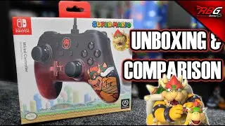 Unboxing PowerA Wired Controller for Nintendo Switch - Bowser Ver. - Super Mario - Switch Controller