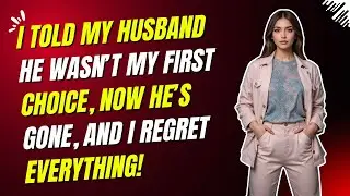 I Told My Husband He Wasn&rsquo;t My First Choice, Now He&rsquo;s Gone, And I Regret Everything
