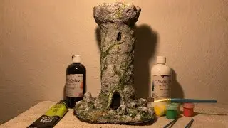 Crafting a Paper Mache Tower (Soft Talking) ASMR