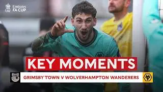 Grimsby Town v Wolverhampton Wanderers | Key Moments | Fourth Round | Emirates FA Cup 2025-26