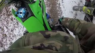 South jersey enduro on KX112 with the old crew winter riding 