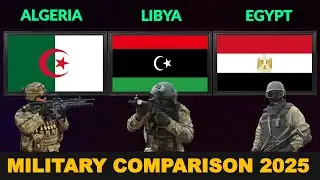 Algeria vs Libya vs Egypt Military Power Comparison in 2025