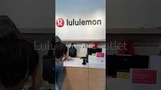 Checking out the lululemon outlet in Gilroy, CA #fyp #lulu #lululemon #haul #outlet #shopping #vlog