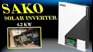 SAKO 4.2KW Hybrid  Solar inverter || 500 PV volt || 24 DC volt Battery