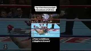 Top 5 Best Heavyweight Knockouts Of All Time #boxing #boxer #knockout #fighter #fight #champion #ko