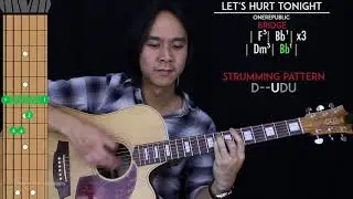 Let's Hurt Tonight Guitar Cover Acoustic - OneRepublic  🎸 |Tabs + Chords|