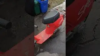 1986 HONDA SPREE PRE RESTORATION.#HONDASPREE #scooter #restorationproject