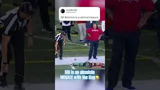 Bill loves throwing the red flag LMAO!! | #nfl #billbelichick #patriots #patriotsnation #nflfootball