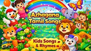Azhagana Tamil Songs | Kids Songs & Rhymes | Fun Learning Videos for Children
