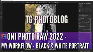 ON1 Photo Raw Tutorial - Workflow for Black and White Portraits