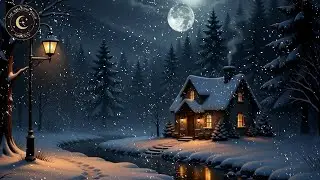 Full Moon Forest Magic | Cozy Enchanted ASMR with Falling Snow & Witches