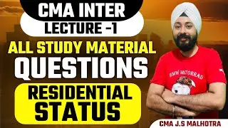CMA INTER - Вопросы по изучению статуса проживания | ICMAI |