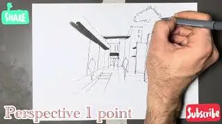 How to Draw One-Point Perspective Interior Step by Step