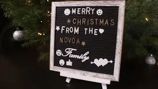 TUKUOS Double Sided Rustic Felt Letter Board