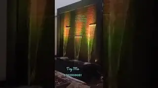 WALL CASCADE WITH CURTAIN WATERFALL