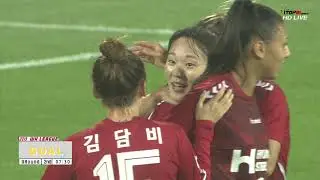 2019 WK리그 9R l 인천현대제철 vs 수원도시공사 l 인천 강채림 골 (2-0) - 2019.7.4