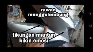 cara scotlet full tanpa sambungan sayap depan new vario 150/125 led