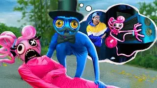 MOMMY LONG LEGS CAIU NO MOEDOR DE BRINQUEDOS E SE MACHUCOU - POPPY PLAYTIME 2 NA VIDA REAL