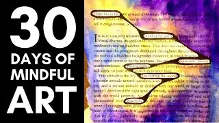How to: Blackout Poetry Tutorial and Art Journal Ideas | 30 Day Art Challenge