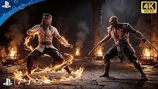 Mortal Kombat 1: Liu Kang vs Baraka | FIRE GOD vs TARKATAN (PS5 Pro 4K)
