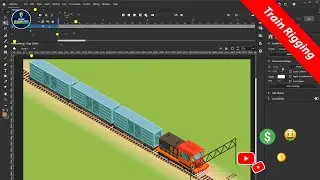 How to Create 2D Train Rigging in Adobe Animate | 2D Animation Hindi Tutorial @learn2danimation