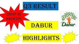 Dabur Q3 Result Highlights |  Drop  in Profits