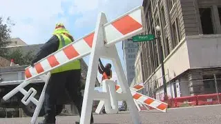 Barricades removed from streets near gutted Gilbert Building two months after blaze