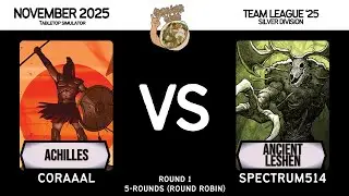 Achilles (Coraaal) vs Ancient Leshen (Spectrum514) │ Team League 25 vs Flood Control PH │ Round 1