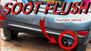Hyundai Verna \\Graphenizer Soot Flush