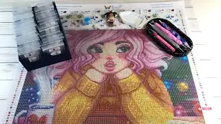 Diamond Painting Kitting Up - Bella Art Diamonds - Waiting for the holiday