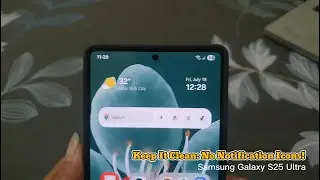 How to Hide All Notification Icons from the Status Bar on Samsung Galaxy S25 Ultra