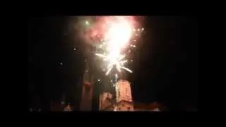 Novoročn&iacute; ohňostroj, New Year's Fireworks --- Klatovy, Czech Republic, 1.1.2013