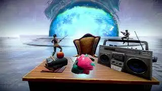 Fortnite Singularity's Desk OG Music From The Unvaulting Event