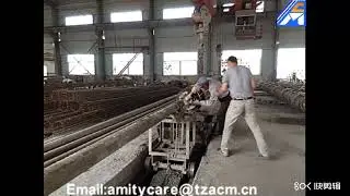 Automatic Spun Pile Pump Feeding Machine System