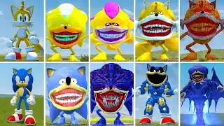 ALL NEW ZOOCHOSIS TAILS TAPES FAMILY VS ALL SONIC BLUES MECHATITAN FAMILY ? in Garrysmod!,...